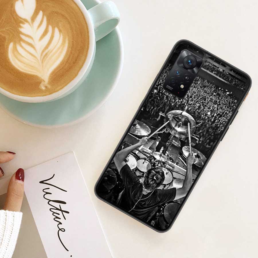 Drum Drummer Music Dj Phone Case For Redmi 13C 14C Note 13 14 Pro 5G Plus 12 12C 10 10A 10C 9 9A 9C 9T 8 8A K70 Pro Xiaomi Cover