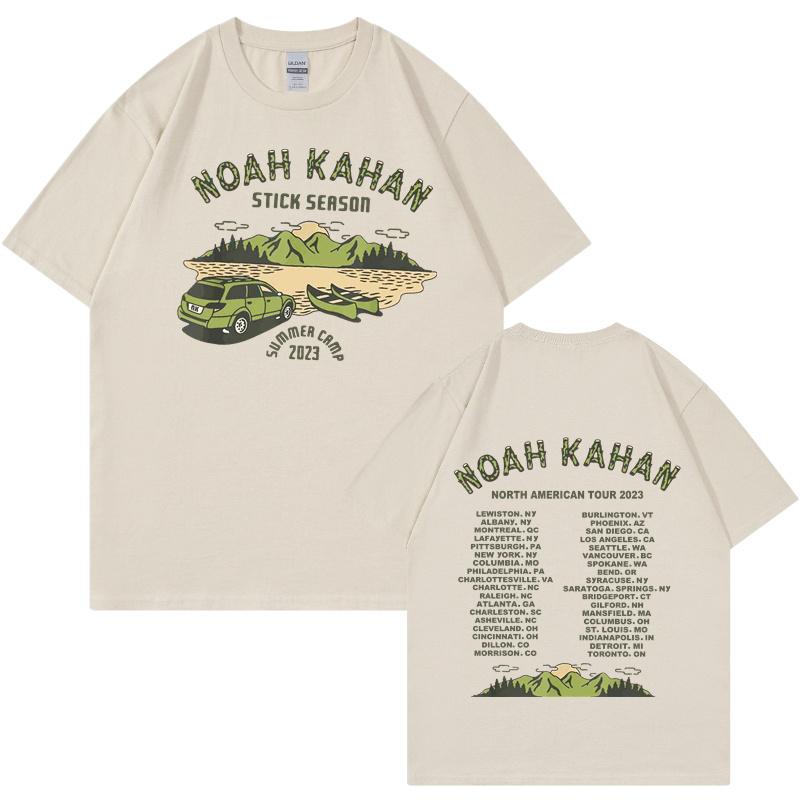 

Футболки унисекс, уличная одежда, футболка оверсайз, летняя футболка с коротким рукавом Harajuku 2024, футболка унисекс из хлопка с принтом Noah Kahan в стиле хип-хоп S
