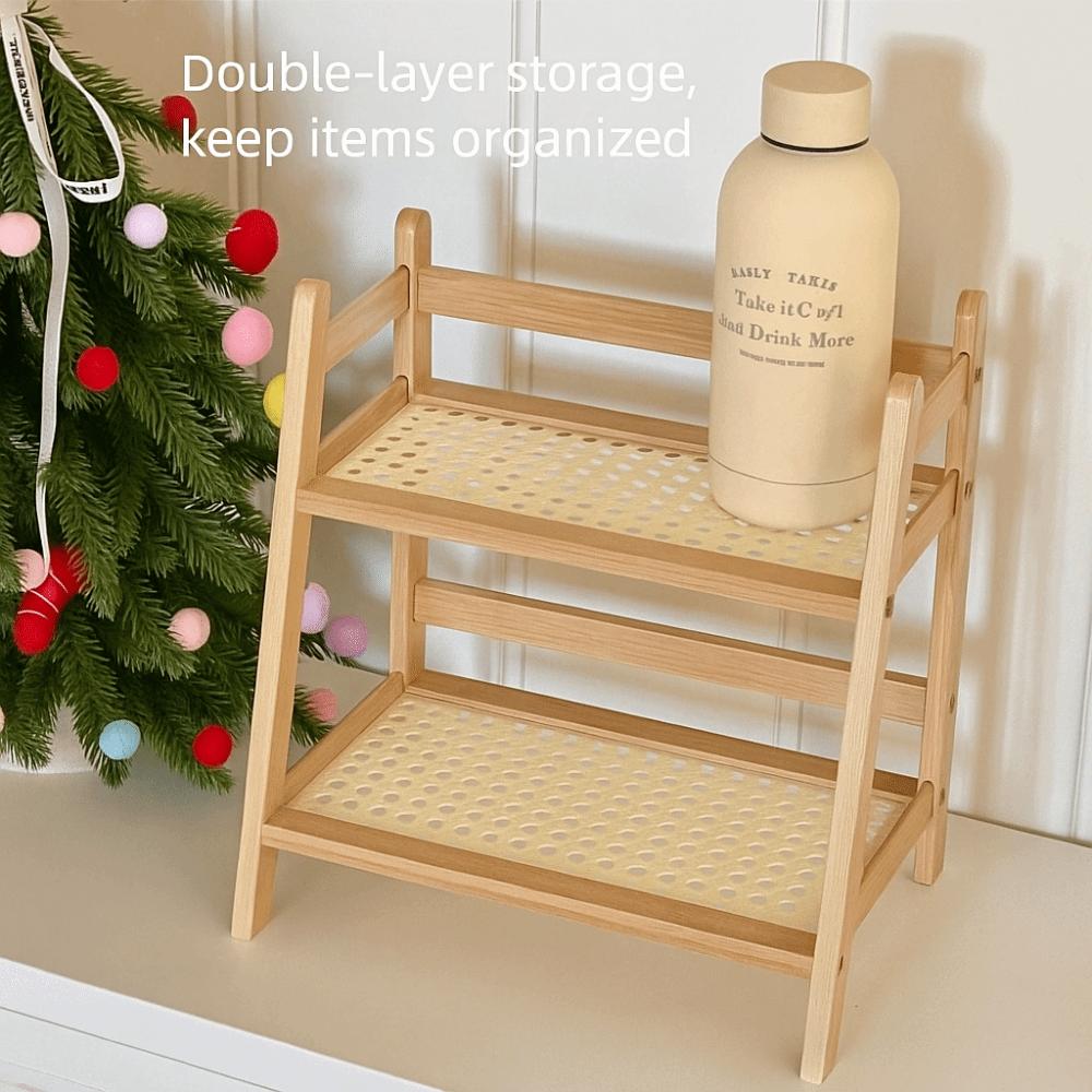 Space-saving Desktop Display Rack Steady Kitchen Shelf Cosmetics Storage Shelf  Dining Room