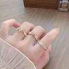 Retro Medieval Gradual Change Enamel Drop Glaze Opening Ring Women'S Niche Design Sense Light Luxury Sweet Cool Index Finger Ring