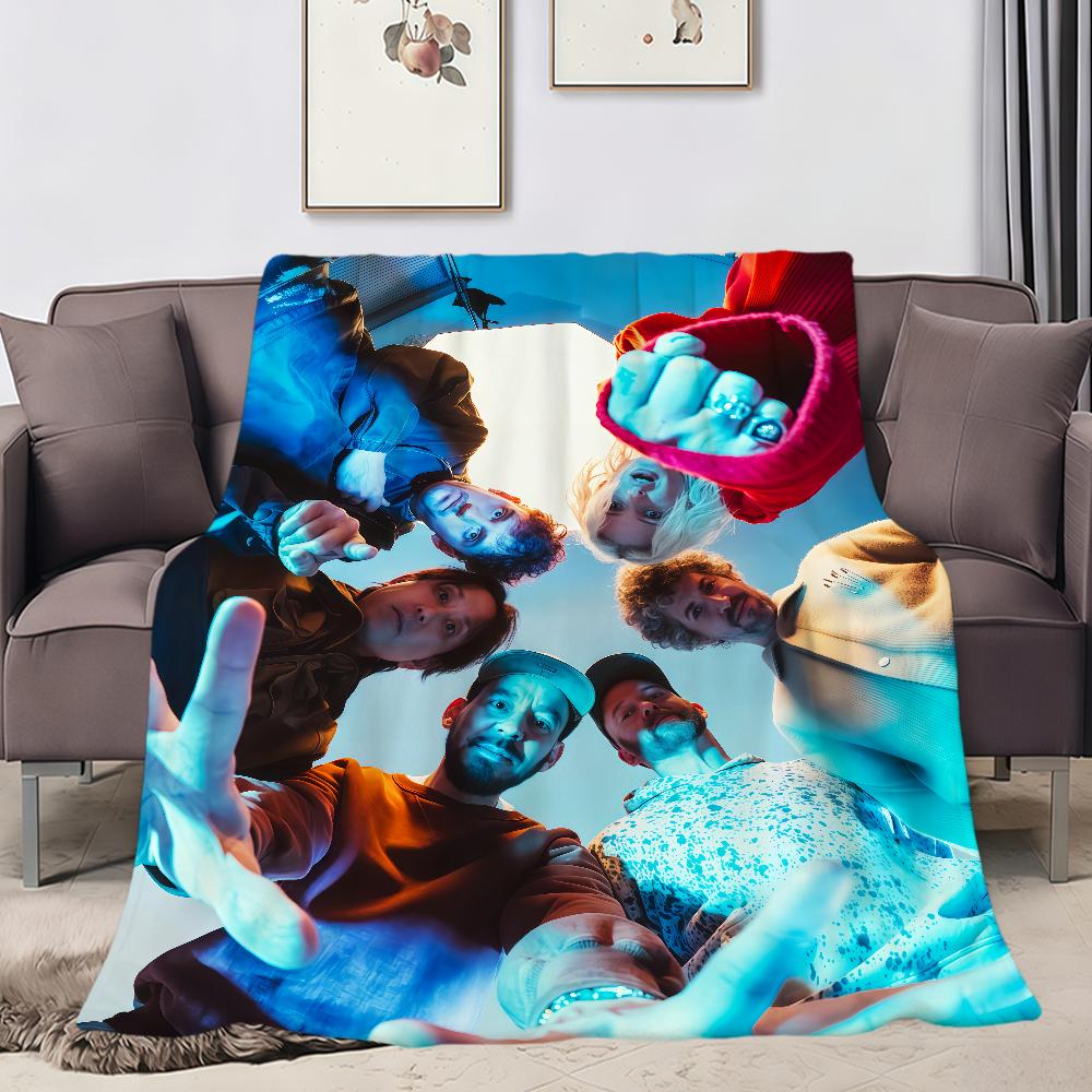 Band Cool Flannel Soft Warm Plush Blanket Sofa Living Room P-Park Pet Hogar Bedroom L-Linkin Gift Home Car Portable From Zero