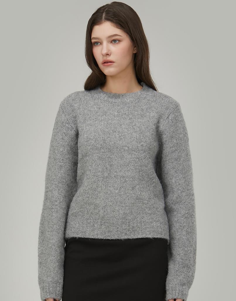 GNGB Soft Wool Round Knit_Gray