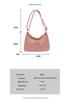 2026 Crescent Pleated Underarm Bag: Fashionable, Textured, Simple & Elegant Single Shoulder Crossbody