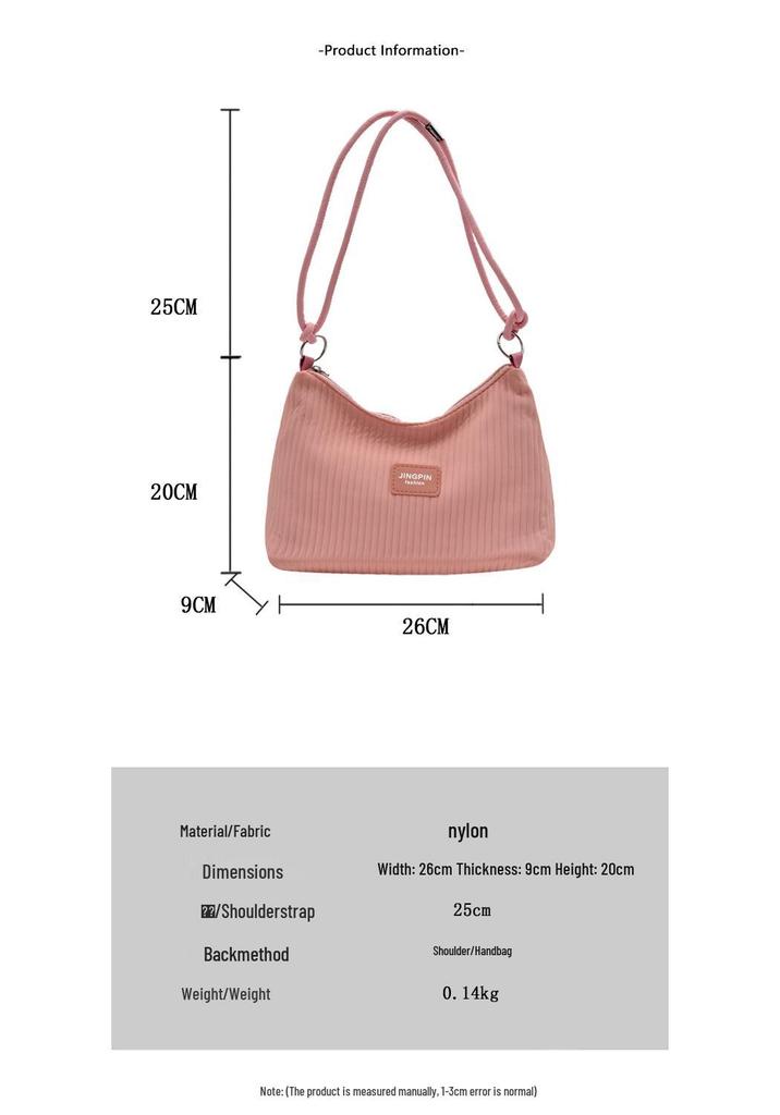 2026 Crescent Pleated Underarm Bag: Fashionable, Textured, Simple & Elegant Single Shoulder Crossbody