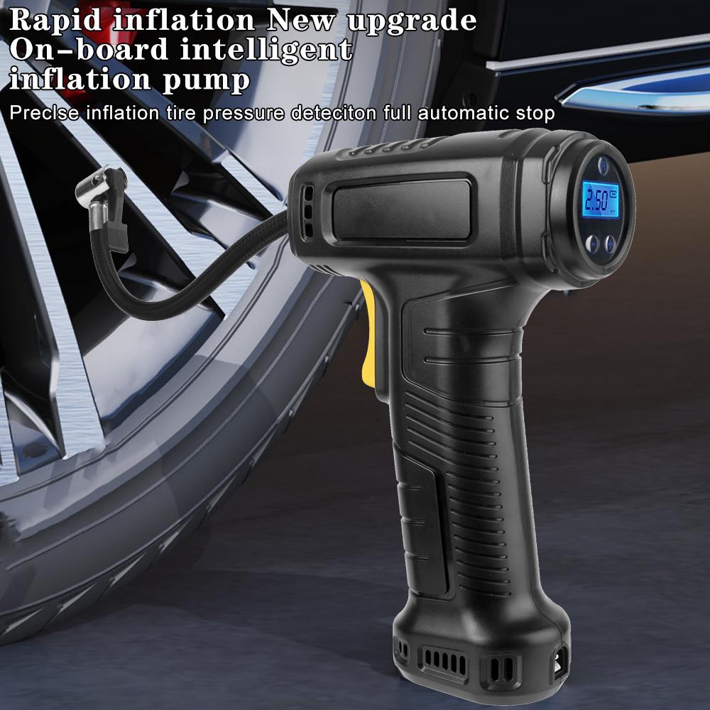 Air Pump Tire Inflatable Pump for Car Bicycle Balls 120W Portable New Air Compressor Wireless/Wired Handheld Tire Accessories Air Pump Tire