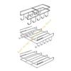 Stainless Steel Cabinet Mounted Holder Cookware Lid Cutting Board Storage Rack 55KF