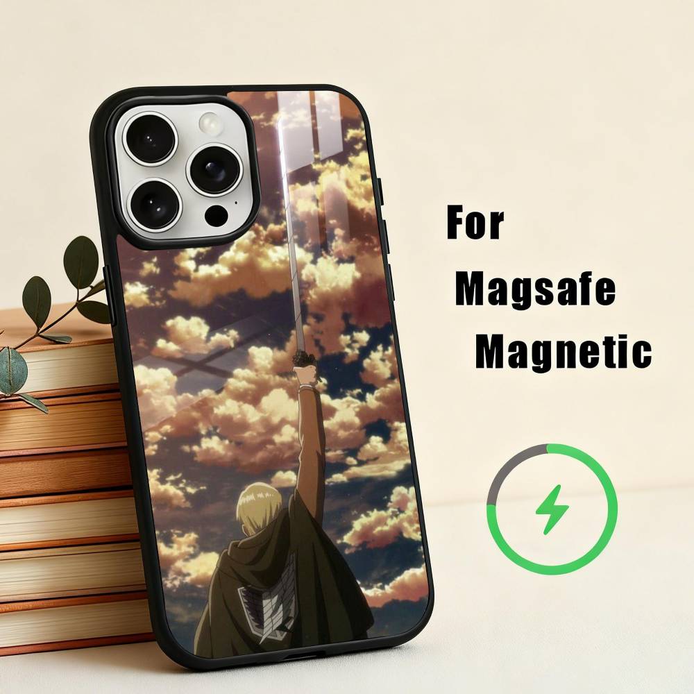 

A-anime E-Erwin S-Smiths-S Phone Case For iPhone17,16,15,14,13,12,11 Plus,Pro Max Magnetic For Magsafe Wireless Charging iPhone12PRO