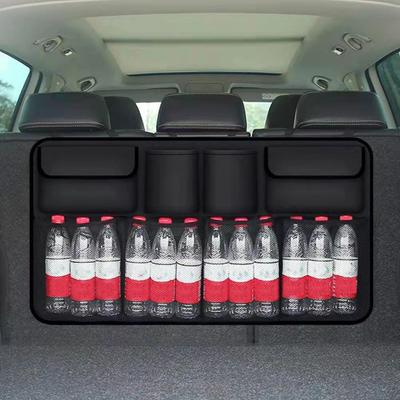 Seat Storage Bag Adjustable High Capacity Oxford Automobile Seat Back Hanging Organizer for Vehicle