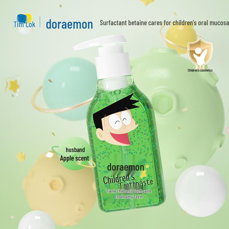 Tianle Doraemon Kids' Anti-Cavity Fluoride Toothpaste, 140g, for Ages 3-12