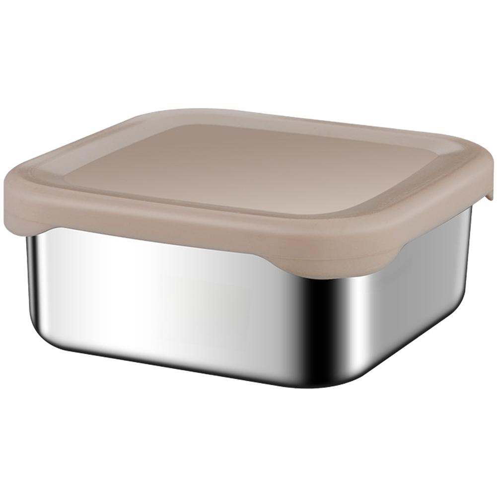 

Portion Control Lunch Box Lunch Bag Microwave Safe 304 Lunch Box Portable For On-the-go Meals Food-grade 304 Steel кавовий