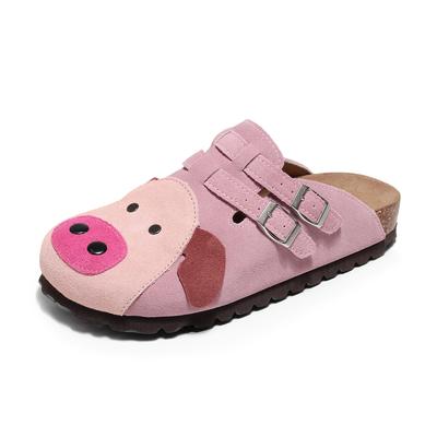 Black Cute Garden Suede Platform Clog for Men Women's Sandals Summer