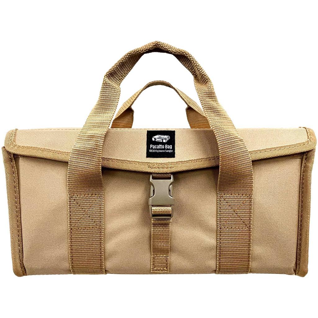 SK11 Coyote Pacakt Bag SPB2-340BR, a Wide-opening, Easy-access Tool Bag for Camping, Pegs, and Vacuum Cleaners.