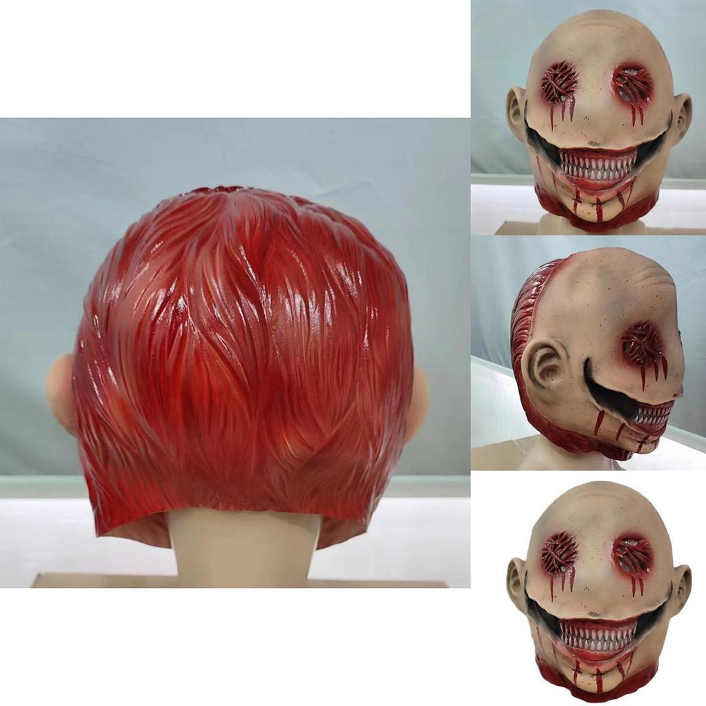 Halloween Haunted House Mask With Latex Material For Scary Party Costumes