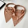 Böhmisches Muster Dreieckiges Haartuch Retro Ethnisch Bedruckt Schützende Kopfbedeckung Integriertes Gummiband Mode Outdoor Tuch
