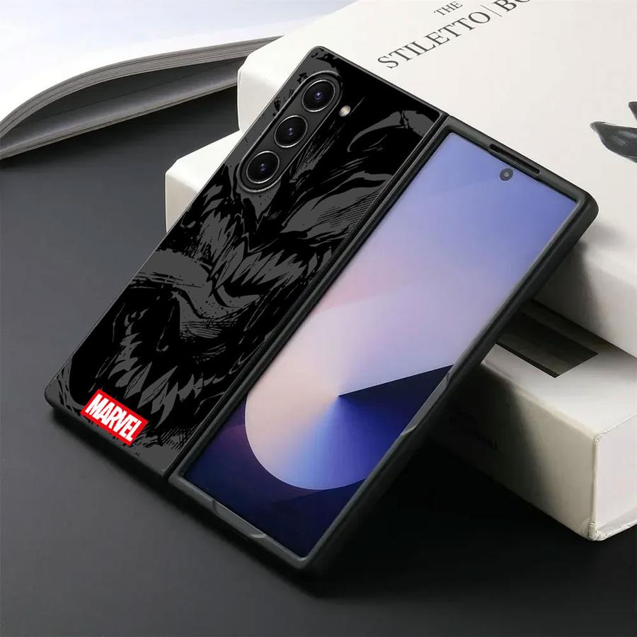 

Задняя крышка-чехол для телефона Samsung Galaxy Z Fold 7 6 5 4 3 ZFold5 ZFold6 ZFold4 ZFold3 ZFold7 Марвел Герой Веном Galaxy Z Fold7