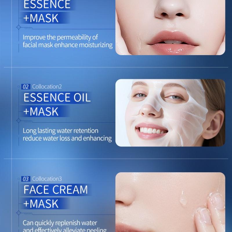 3pcs Vitamin B5 Skin Rejuvenation Double Moisturizing Mask 25ml Moisturizing Moisturizing Mask Skin Care Products
