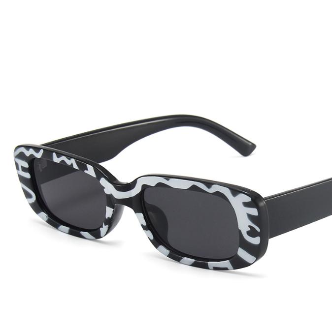 Small Square Rectangle Sunglasses Women Square Sunglasses 90s Retro Eyewear Vintage Candy Color Sunglasses Lentes Sol