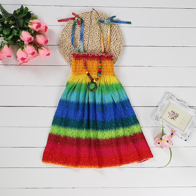 Robe d'été à fleurs pour filles, à bretelles, volants, Bohème, Plage, Princesses, Vêtements pour filles 2 6 8 12 ans