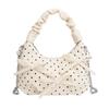 Korean version bow polka dot bag women's new fashionable foreign style chain bag small fresh mini messenger bag