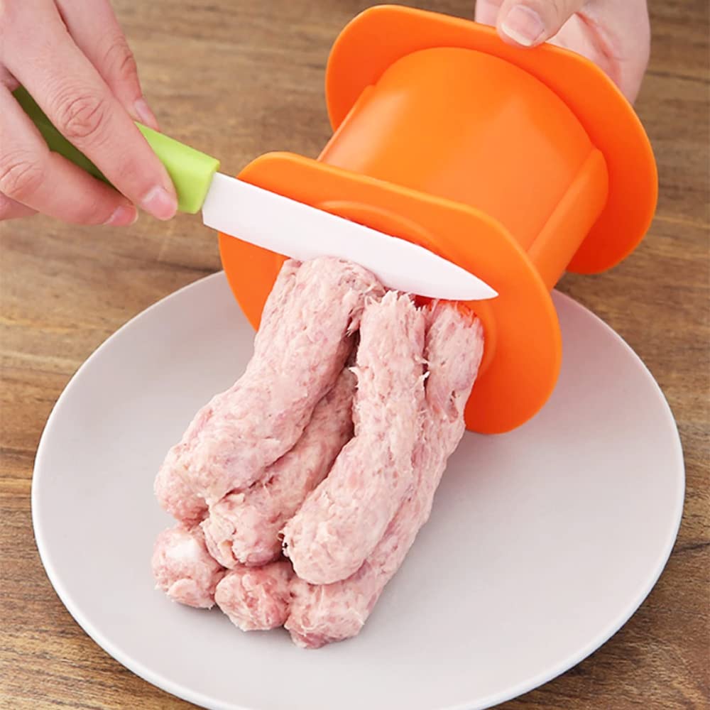 Macchina per Hot Dog Pressa per Salsicce Estrusore per Strisce di Carne Strumento Fai-da-te da Cucina Salsiccia Fatta in Casa Gadget da Cucina