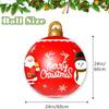 Inflatable PVC Christmas Ball Ornament for Outdoor & Courtyard Decoration