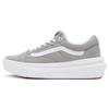 Scarpe da Skate Basse Unisex Old Skool Overt CC alla Moda Casual Versatili Grigio Bianco VN0A7Q5EKAQ