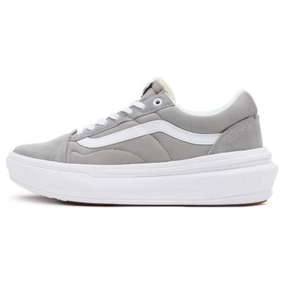 Old Skool Overt CC Trendy Ležérní Univerzální Nízké Unisex Skateboardové Boty Šedá Bílá VN0A7Q5EKAQ