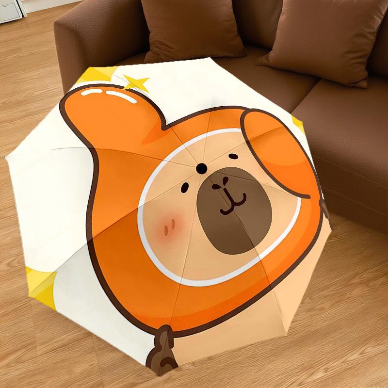 1PC Bear Thumbs Up Umbrella-8-Rib Reinforced, Automatic Open, Lightweight & Durable, Cute Fashion Accessory for Outdoor-T352