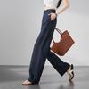 SOFSIL 2026 High-Waist Linen Wide-Leg Casual Pants