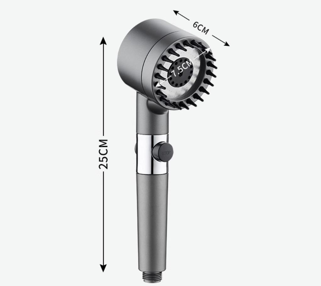 YS00054- Supercharged showerhead, ultra strong pressure showerhead, household showerhead, shower flower drying head
