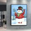 5D DIY Diament Malarstwo Cross Stitch Choinka Santa Snowman Diament Haft Mozaika Wall Art Home Decoration