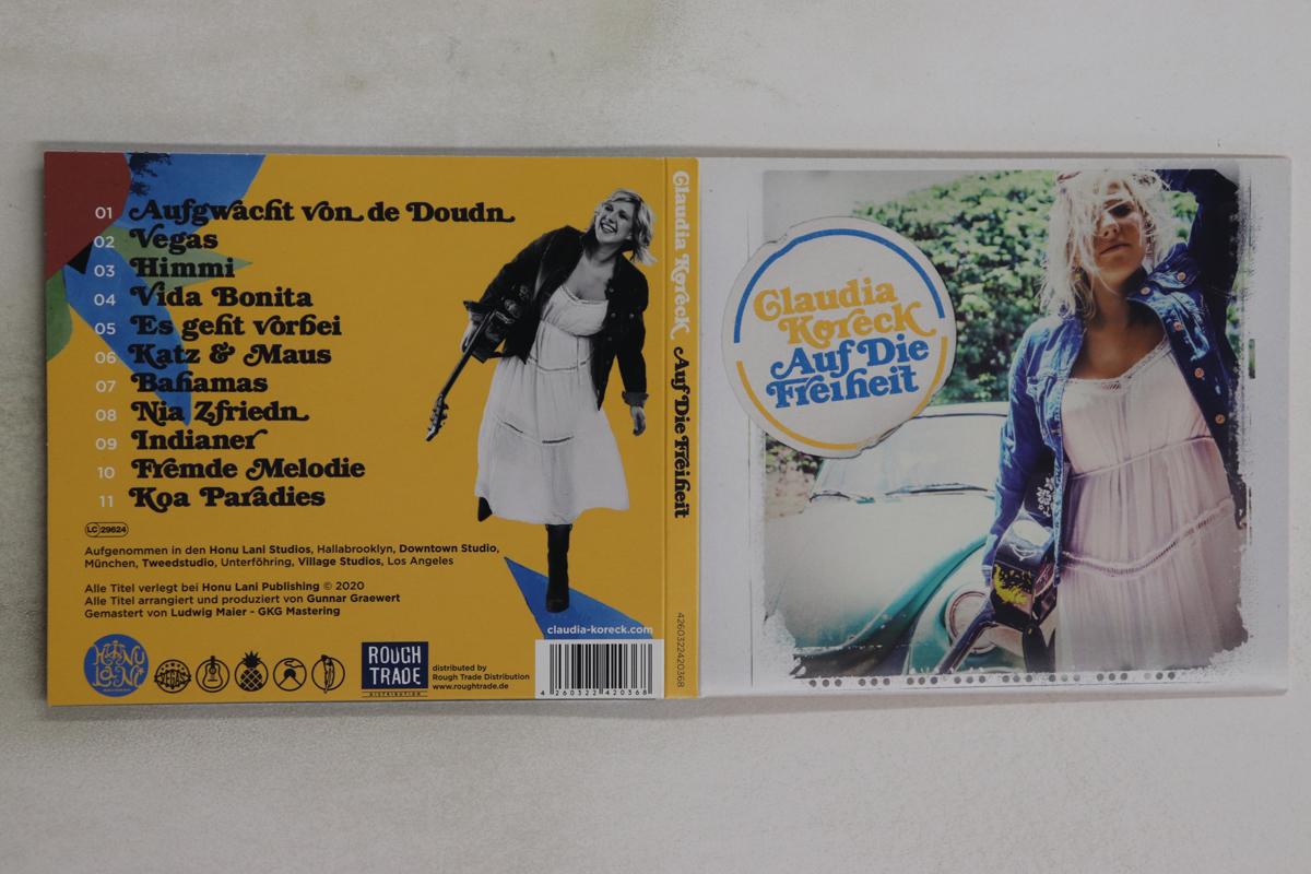 

CD CLAUDIA KORECK Auf Die Freiheit NONE HONU LANI 2020 Germany Pop Used