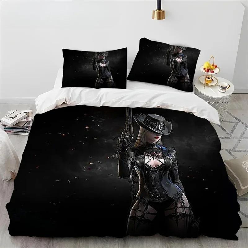 3D Lost ARK Spel Gamer Tecknadstäcke Sängklädesset, Påslakan Sängset Täcke Örngott, King Queen Size Sängklädesset Gåva