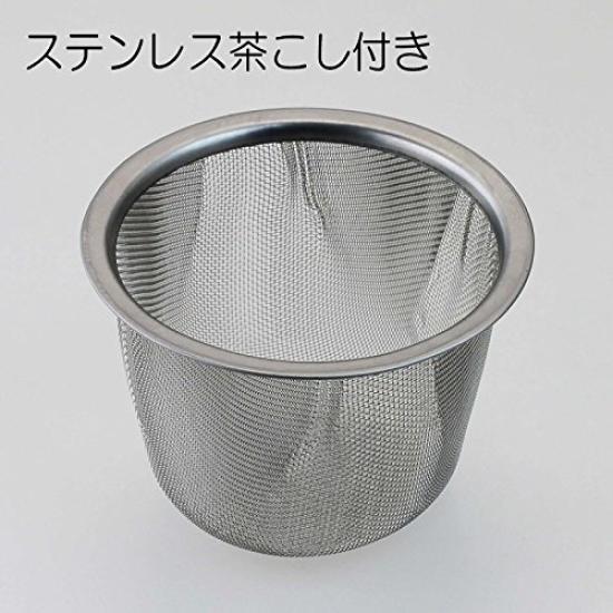 RAO3Z Ranchant (U) Easy-Pour Teapot, Multicolor, 15x11x9cm, Pink Glaze, Arita Ware, Made In Japan