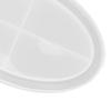 Oval Tray Mold Silicone Oval Jewelry DIY Tray Mold for Manicure Store Decoration Organization