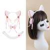 Cats Costume Set Ears Tail Bowite Tutu Skirt Animal Fancy Costume Kit Accessories Kids Girls Halloween Cosplays Props