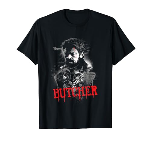 The Boys Butcher Graffiti Pose Superhero TV Show T-Shirt