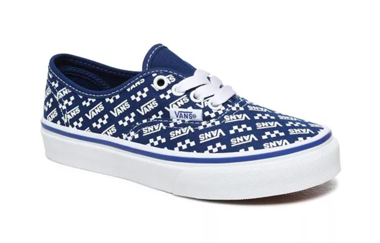 Vans Authentic Comfortable Low top Kids' Skateboarding Shoes Blue Kids' VN0A3UIVWH8