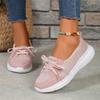 Set Feet Lazy Shoes One Pedal Four Seasons Casual Women's Shoes 2025 New Mother Shoes Low-top Flat-soled Walking Shoes