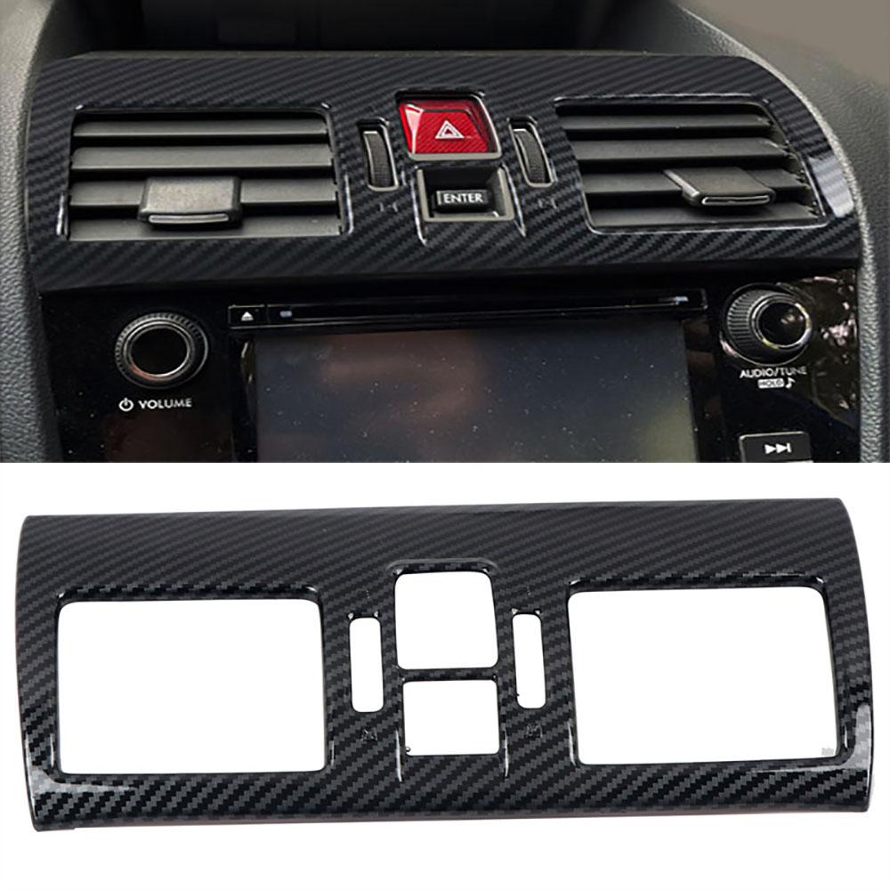 

Carbon Fiber Style Middle Console Air Vent Cover for Subaru WRX STi 2015-2020