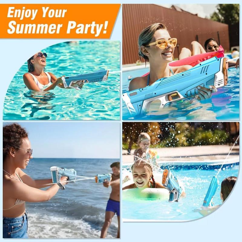 New Summer Automatic Electric Water Gun Parent-child Outdoor Beach Water Fight Toy