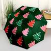 1pc Christmas Trees Open/Close Folding Umbrella, All- Portable Umbrella for & Men, Stylish Accessory (Holiday Gift) 8-Rib yy251213182