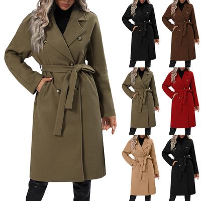 Womens  Jackets Buttons Fall Casual Windbreaker Coats Jacket Outerwear With Pockets