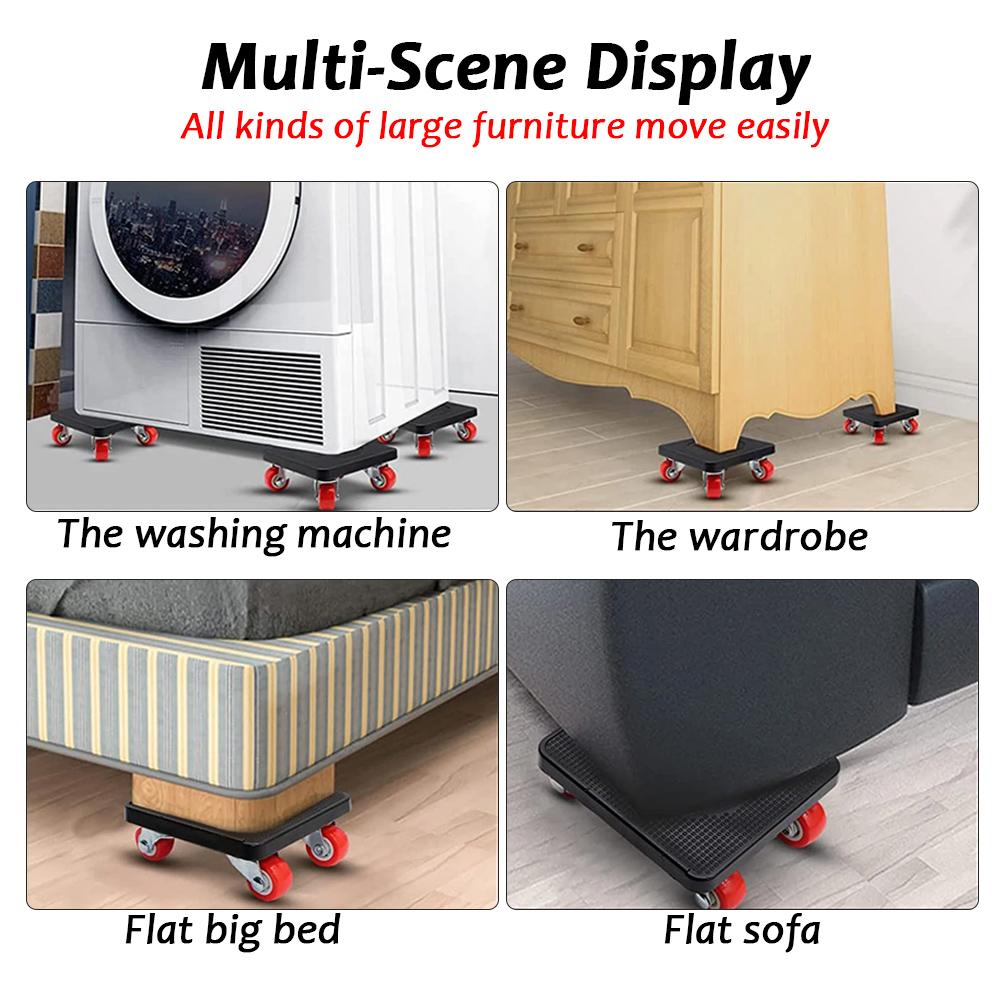 500KG Heavy Duty Furniture Lifter Transport Mover Sliders Furniture Roller Furniture Dolly Labor-Saving Furniture Mover Tools