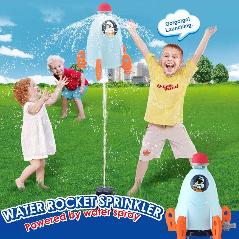 Rocket Launcher Toy Outdoor Water Sprinkler Garden Lawn Water Sprinkler Spray Garden Sprinkler Irrigation Rocket Toys