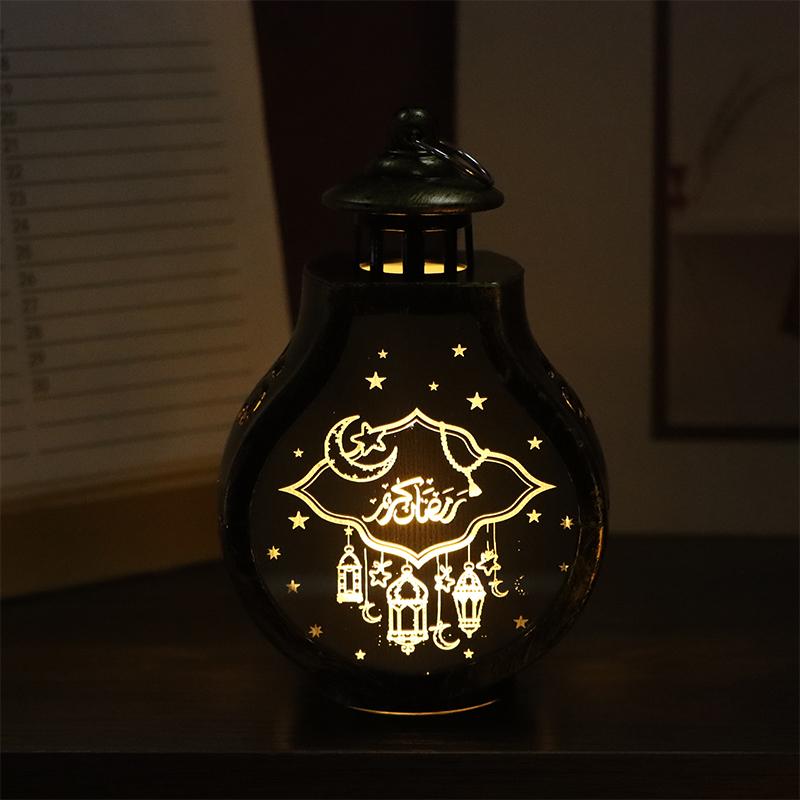 2026 Ramadan Decoration Led Lantern Light Eid Mubarak Star Moon Castle Lights Eid Mubarak For Ramadan Kareem Home Decor