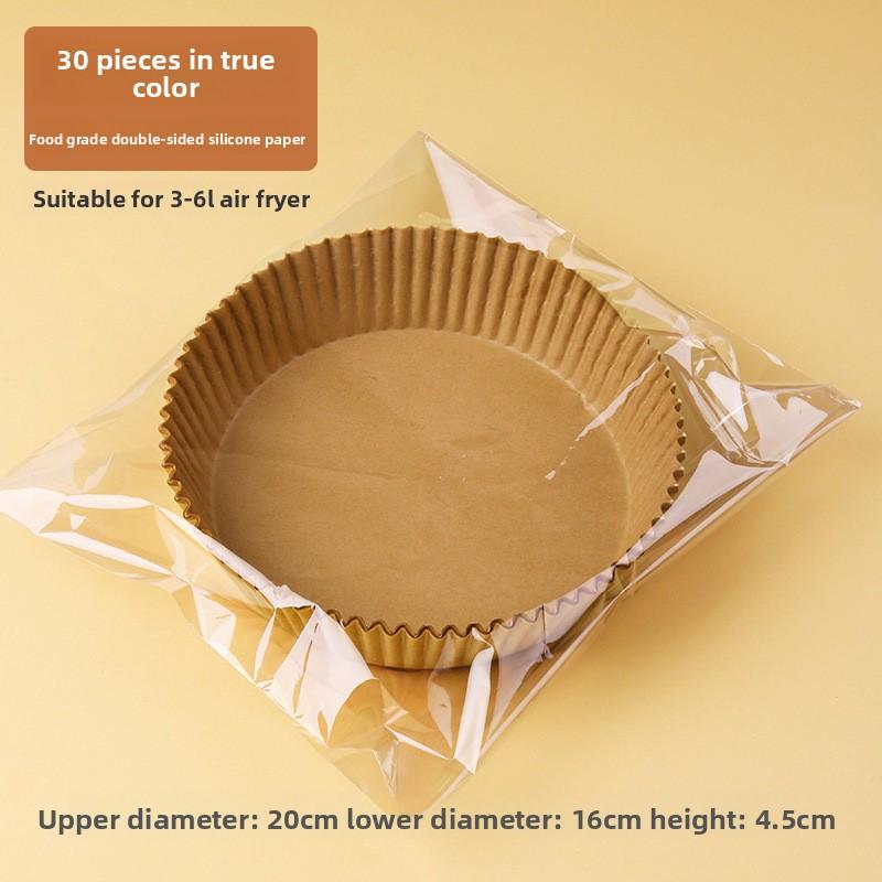 

30 шт. Специальные пищевые круглые маслопоглощающие бумаги для выпечки и гриля opp 30pcs