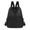 Oxford Women Travel Backpack Commuter Solid Color Backpack Student Schoolbag