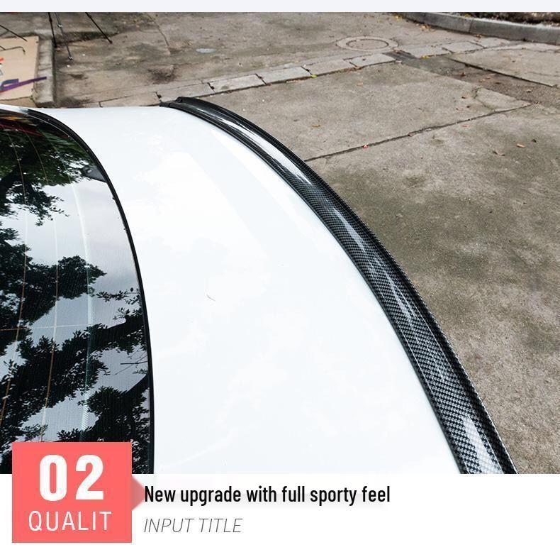Universal No-Drill Rear Spoiler Wing Air Deflector