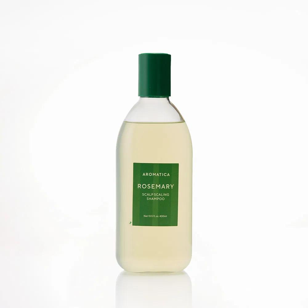 AROMATICA Rosemary Scalp Scaling Shampoo 400ml Vegan Hair Loss Care Shampoo with Rosemary Salicylic Acid Biotin and Caffeine